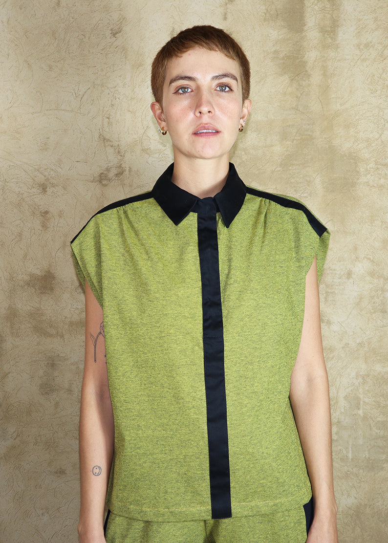 Perry Top - Chartreuse