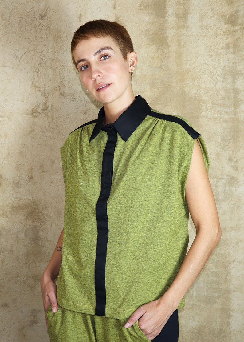 Perry Top - Chartreuse