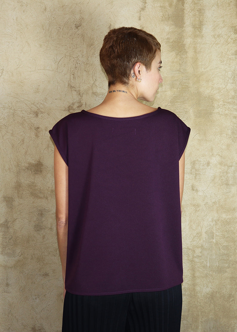 Kenmare Top - Aubergine