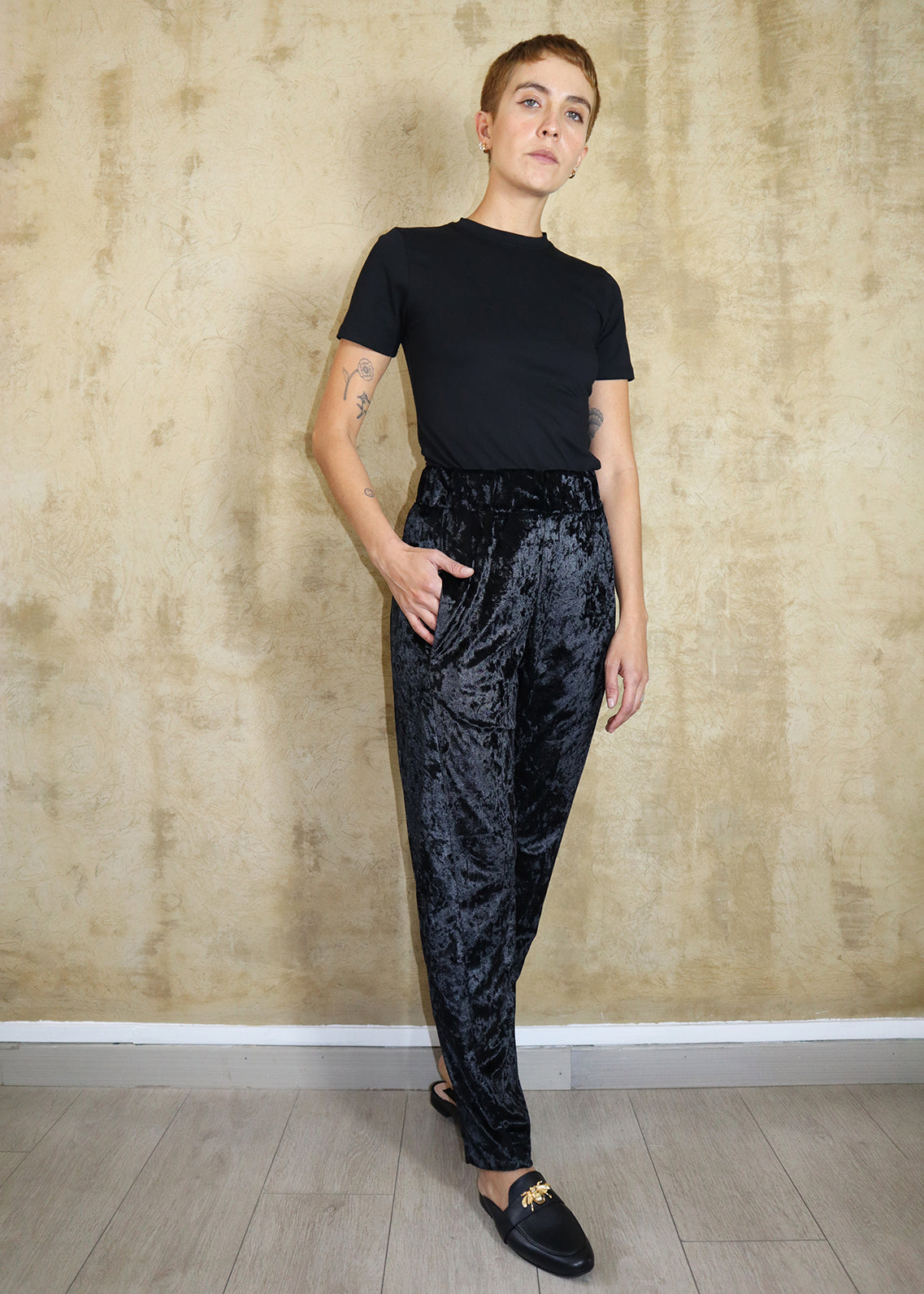 Baxter Pants - Midnight Velvet