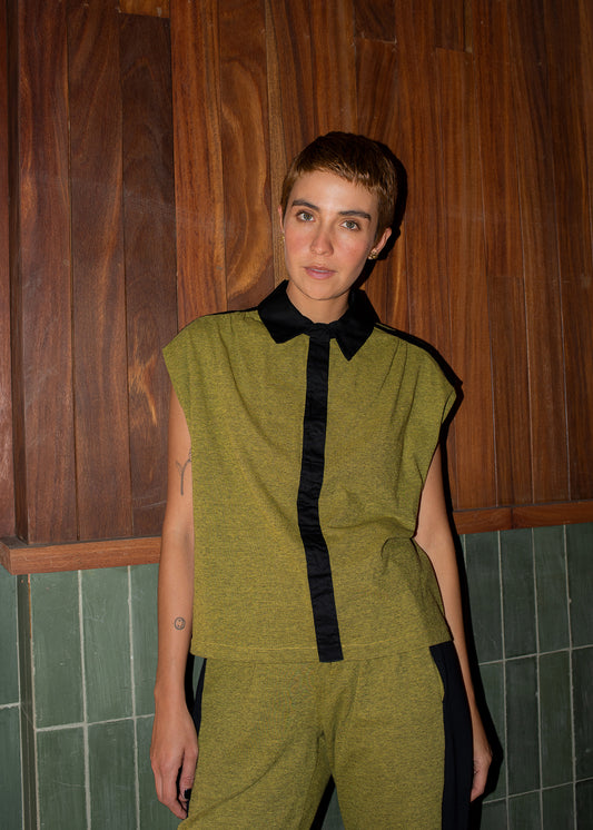 Perry Top - Chartreuse